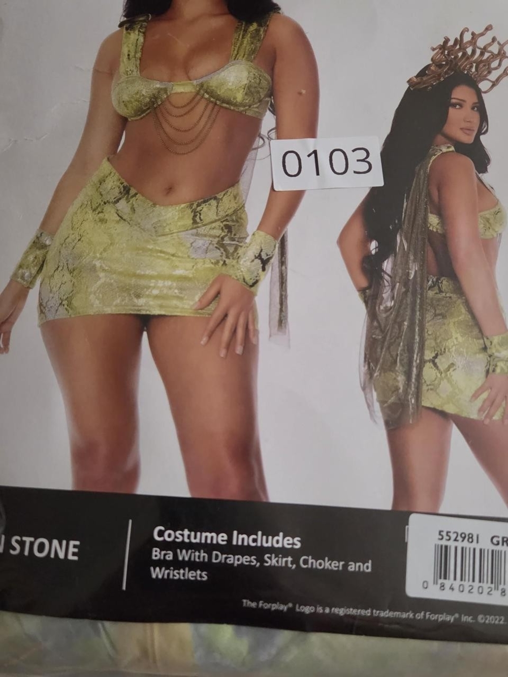 Forplay Set In Stone Costume